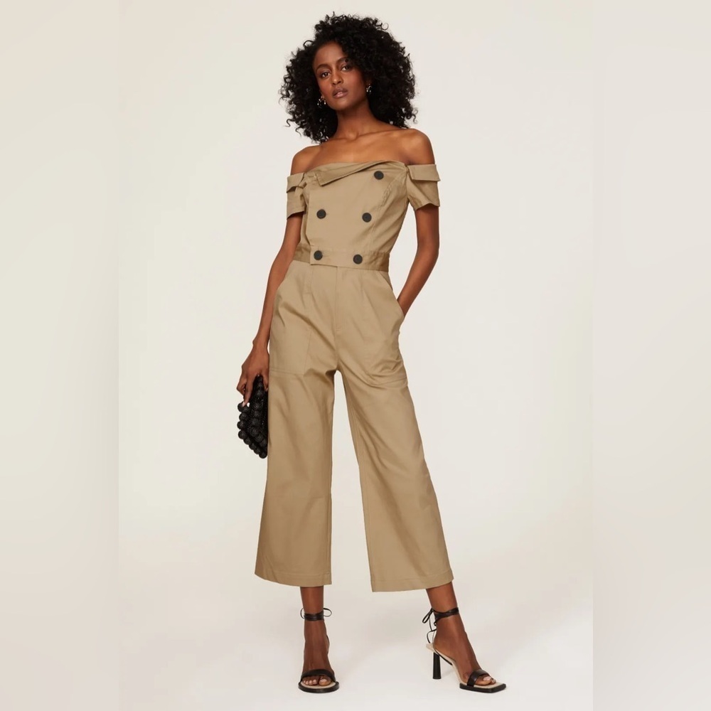 Marissa Webb Off The Shoulder Jumpsuit